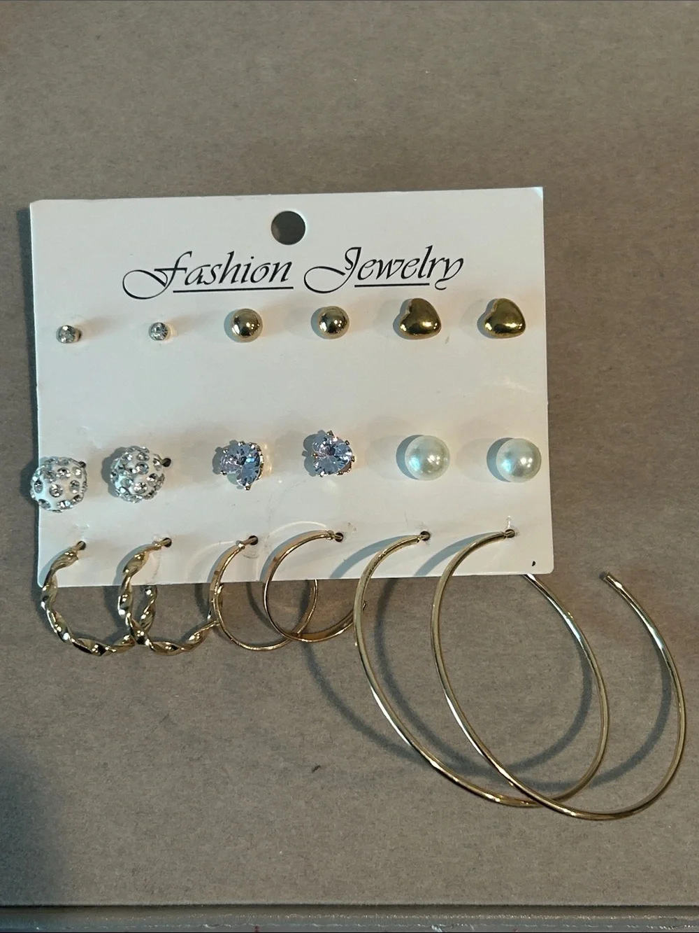 Fashion Jewelry Gold and Silver Mixed Earring Set - Assorted Styles